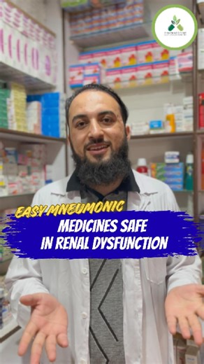 PharmacoZyme (PZ) | Easy Mnemonics part 1 Here’s the DANCER mnemonic to remember drugs safe in renal dysfunction 👇 Watch till the end & test your memory — can... | Instagram