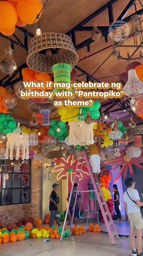 What if mag-celebrate tayo ng Pantropiko-themed birthday? 🌸 Netizen Josh D shares how he celebrated his 28th birthday with BINI's