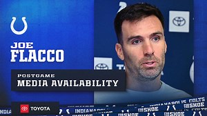 Joe Flacco: Colts at Vikings postgame