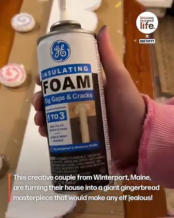 4.6M views · 41K reactions | A real life gingerbread house is all we need 朗 | Lessons Learned In Life | Facebook