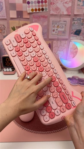 Cute cat keyboard + mouse 💕 | iPad accessories unboxing