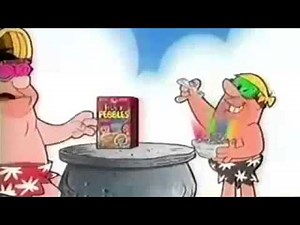 The Flintstones Fruity Pebbles , fruit Island commercial