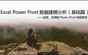 Excel Power Pivot建模分析（基础篇）