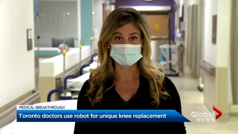 Robotic arm now used in knee replacement surgery at Toronto hospital