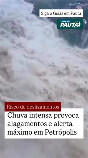 Goiás em Pauta on Instagram: "Fortes chuvas e ventanias atingiram o estado do Rio de Janeiro nesta quarta-feira (17). Em Petrópolis, na Região Serrana, foram registrados diversos alagamentos e a Defesa Civil emitiu alerta máximo para risco de deslizamentos, especialmente na região de Quitandinha. Em apenas uma hora, o volume de chuva ultrapassou 60 mm, chegando a 150 mm nas últimas 24 horas. As aulas foram suspensas e escolas municipais estão sendo usadas como pontos de apoio. O governador Cláud