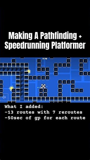 Making A Plat Level (and documenting it) #gd #geometrydash #platformer #speedrun #level #making