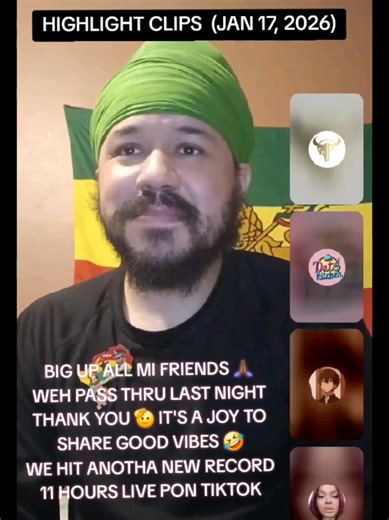 Real people recognize real people. Memba seh anytime yuh join in it's like one family. Positivity, laughter and each one teach one. @Prophet Da Mixx Boss 🇨🇦 🇯🇲 @American Genna🇯🇲🫡 @Miss Rose @DatKitchen 🇯🇲🇨🇦🌻🔥💛 @sevens #tiktoklive #toronto #jamaicantiktok🇯🇲viral #jamaica #caribbeantiktok