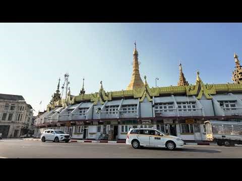 4K Seeing amazing YANGON Downtown | Myanmar 2026