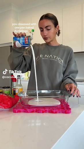 One Pan Red Curry Dumplings Recipe in 20 Minutes