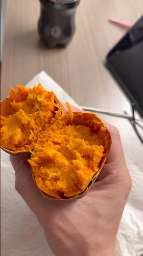 NO OVEN? No Problem! 🍠 Best Microwave Sweet Potato Hack