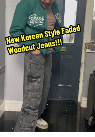 Stylish and Affordable Men's Korean Woodcut Jeans