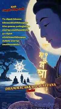 Dhammacakkappavattana Sutta (Pāli Chanting) | Tụng Kinh Chuyển Pháp Luân tiếng Pāli #palichanting