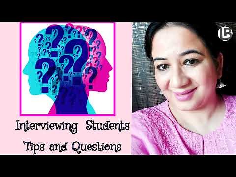 Student interview questions and tips|Interviewing school students