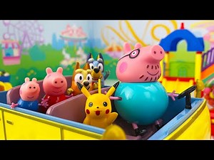 Peppa Pig & Bluey Toy Learning Video for Kids and Toddlers | Fun Pretend Play by ChikoPiko