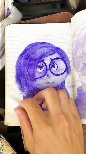 brought cartoon art instead of homework #shortsvideo