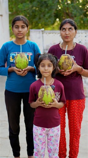 Coconut water Drinking challenge #shorts