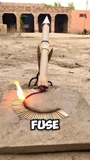 Homemade Match Rocket Launch 🚀🔥