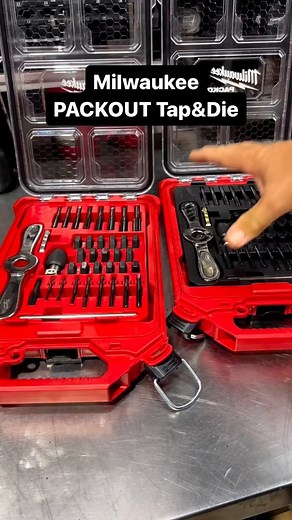Milwaukee Tool on Instagram: "The Most Versatile Threading Solution. 38PC Metric Tap & Die PACKOUT™ Set w/ HEX-LOK™ 2-in-1 Handle. Video Credit: @shoptoolreviews #MilwaukeeTool #NothingButHeavyDuty Link in Bio."
