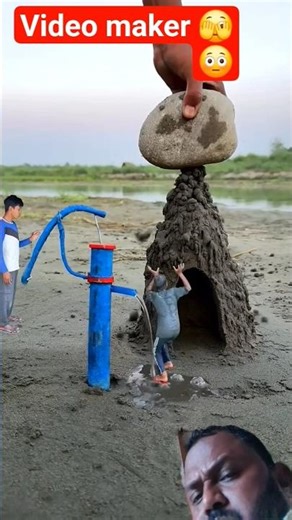 Water 🚿 pump creative videography idea 👀😱 #shorts #creative #videography /#funny #viral #gr