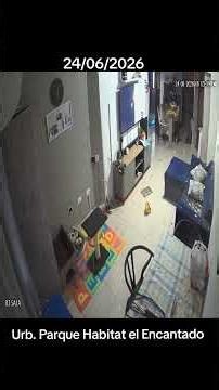 CCTV footage of M7.5 earthquake damages a building in Guatire, Miranda, Venezuela