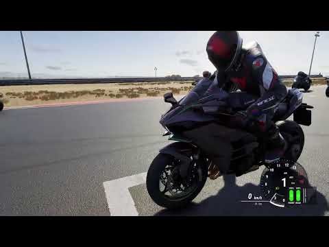 Kawasaki Ninja h2 Race | sc project exaust | turbocharger sound | Ride 5