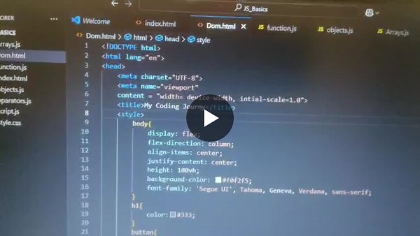 #javascript #dommanipulation #womenintech #codingmom #webdev #learningjourney #careerrestart | Rekha Vemula