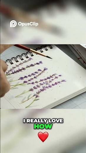 Easy Watercolor Lavender Anyone Can Try!