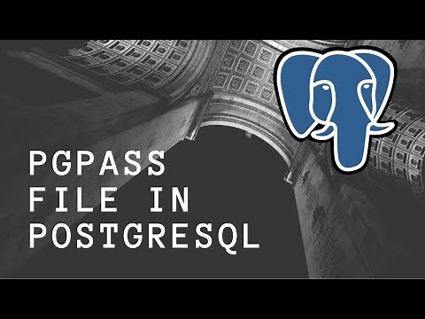 Tutorial 12-Pgpass/Password file in PostgreSQL