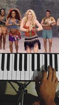 Shakira - Waka Waka Song Piano Tutorial #messi #fifa #worldcup #shakira #music