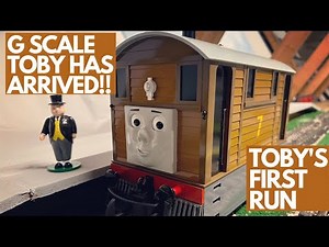 G SCALE TOBY HAS ARRIVED!! | TOBY’S THEME MUSIC | BACHMANN G LARGE SCALE THOMAS AND FRIENDS