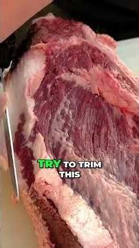 Trimming Brisket is Easy, Stop Stressing #bbq #brisket #smoking