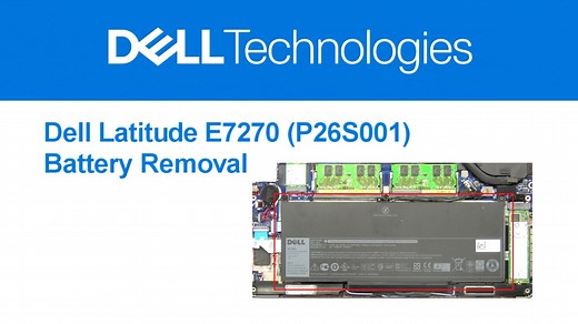 How to replace the Battery in your Dell LATITUDE E7270