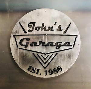 Custom Garage Man Cave Steel Workshop Sign, Personalized Mechanics Sign, Father's Day, Christmas Gift for Dad, Uncle, Father, Son, Husband - Etsy