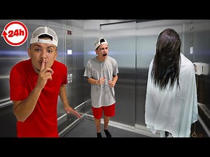 SCARING MY FRIENDS FOR 24 Hours!!