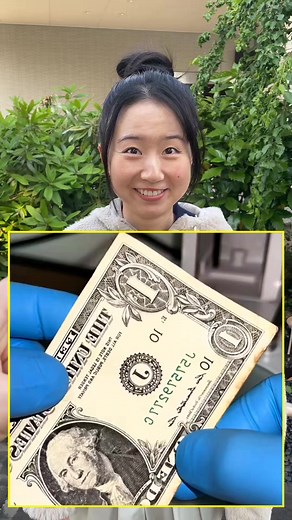 Exploring Strange Details on a Dollar Bill Under Microscope