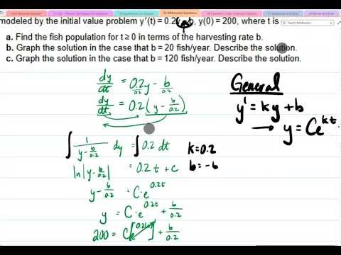 Calc 2 Diff Eq Word Problem 2