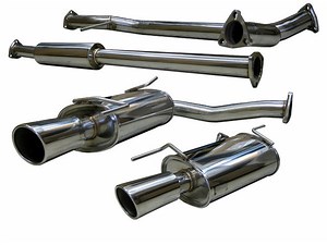 Tsudo Stainless Catback Exhaust Acura TL 2004-2008 SP Muffler