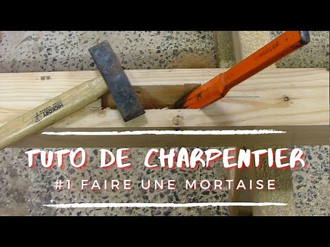 Comment faire une mortaise sans mortaiseuse?