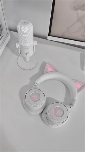 Razer Kraken Kitty V3 Pro & Seiren V3 Chroma Setup