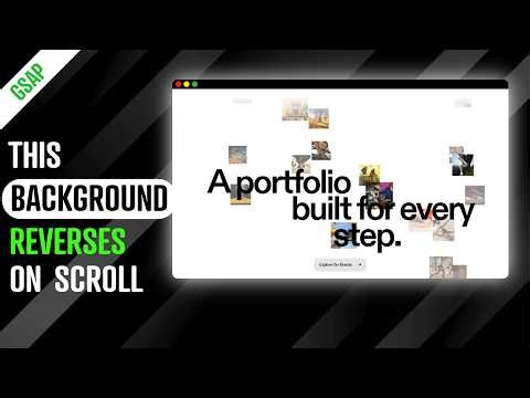 This Premium GSAP Background Will Elevate Your Portfolio