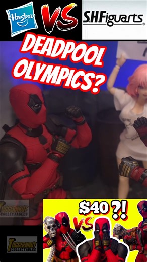 Best Deadpool wins? Marvel Legends vs SH Figuarts vs Mezco #shorts
