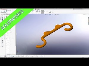 Bicycle Handlebar V2 - SolidWorks 2019 / 20 Training - Surfaces