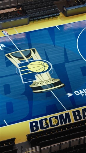 Soothing sounds of our NBA Cup court install 🎧 | Indiana Pacers