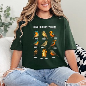 Funny Bird Identification Chart Shirt: Squirrel is Not A Bird Tee - Etsy Australia