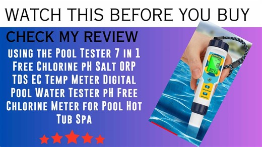 Watch Pool Spa Aquariums Hydroponics 7-1 1 PH Chlorine Salt Tester on Amazon Live