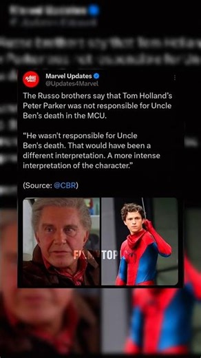 MCU Spider-Man’s Biggest Secret | Uncle Ben Truth Revealed! #marvel #ytshorts #shorts