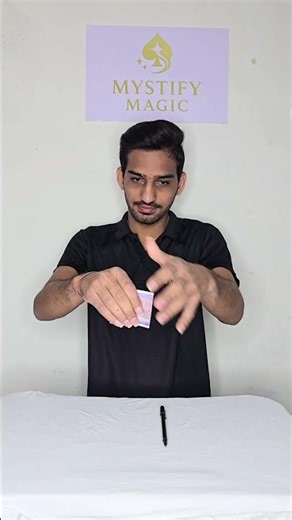 Pen Through Note Magic Trick 😱 | Paper Restores Instantly! #shorts