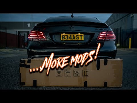 BRABUS diffuser and new exhaust tips for the e63 AMG W212 (install video)