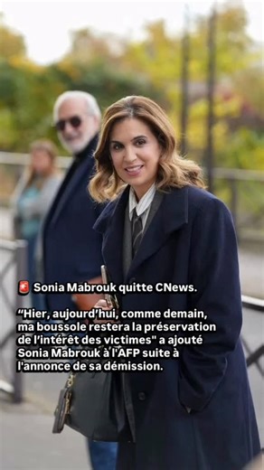AB on Instagram: "🔴Sonia Mabrouk quitte CNews La journaliste et animatrice a annoncé ce matin sa démission de la chaîne d’information en continu. Elle y présentait notamment : la grande interview, midi news et la France en face. Parcours : arrivée en France en 2003, débuts à France 24 puis Europe 1, Sonia Mabrouk est devenue l’une des figures phares de CNews depuis 2017, connue pour ses interviews incisives et ses positions assumées sur l’islamisme, la laïcité et l’identité française. Le déclen