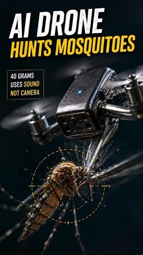 This AI Drone Hunts Mosquitoes Using SOUND 🤯